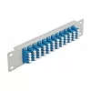 Patch panel fibra ottica DeLOCK 10 pollici 12 porte LC quad blu 1U grigio