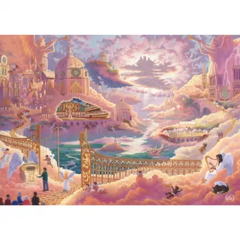 Puzzle Schmidt Spiele Zac Kinkade Kingdom of Heaven — 1000 pezzi, arte paesaggistica
