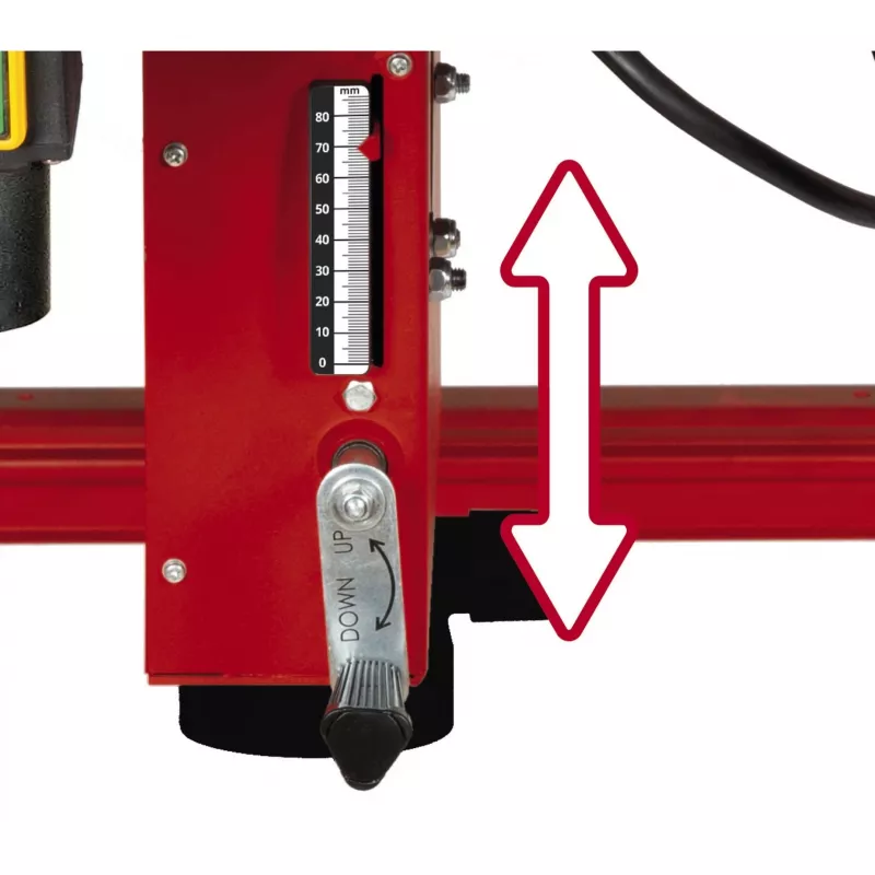 Einhell TE-TS 315 U 4340557 sega circolare da banco, 2200 W, lama 315 mm, profondità di taglio 85 mm, rosso/nero