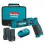 Avvitatore a impulsi Makita TD022DSE 1/4 pollice 2450 giri/min 25 N⋅m nero, blu