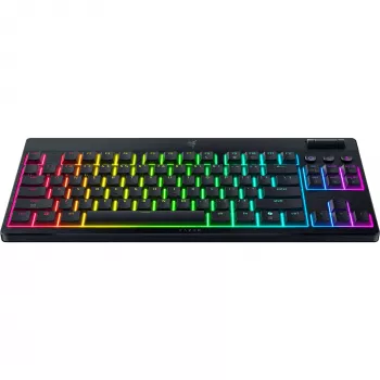 BlackWidow V4 Low-Profile TKL HyperSpeed, tastiera da gaming nera, layout DE, Razer Low-Profile Orange