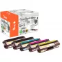 Cartuccia toner Peach PT844 5 pz. compatibile nero, ciano, magenta, giallo