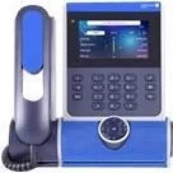 Telefono IP Alcatel-Lucent Enterprise ALE-400 blu LCD con cornetta cablata
