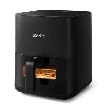 Friggitrice ad aria Lovio LVAF001BK 5 l nera — friggitrice ad aria compatta, capacità 5 litri