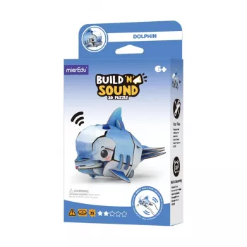 Puzzle 3D MierEdu Build and Listen - Delfino