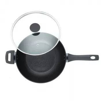 Wok Salter BW09329AR 28 cm Megastone Noir antiaderente