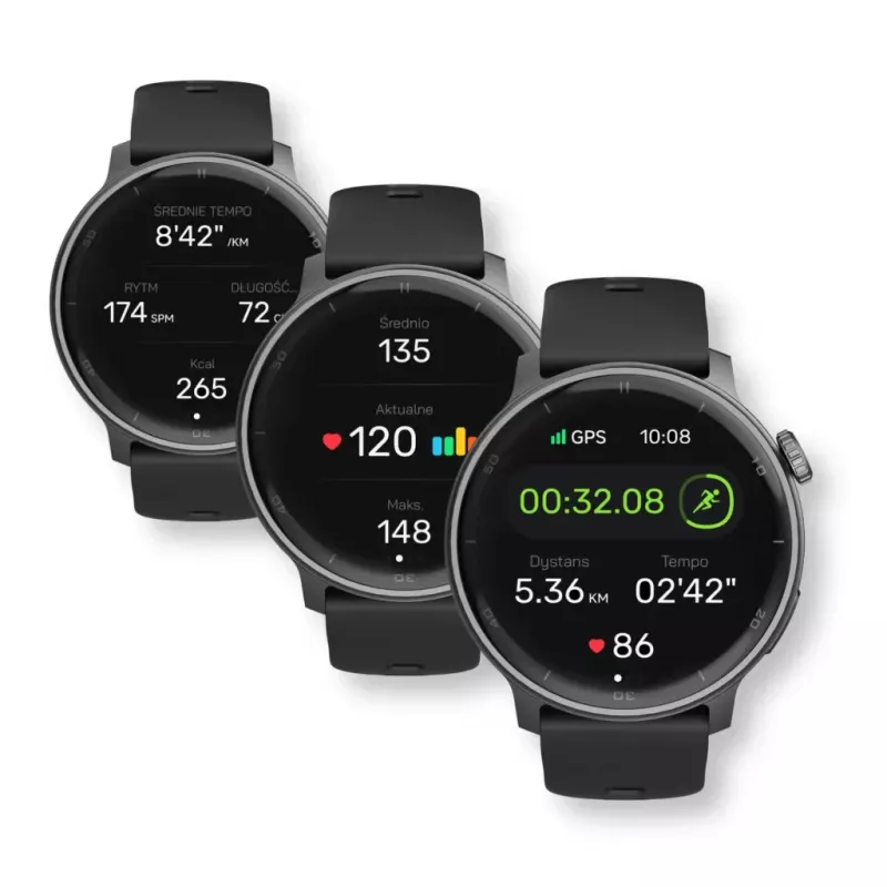 Smartwatch Stelio STSWA101BK Activ GPS 46 mm nero