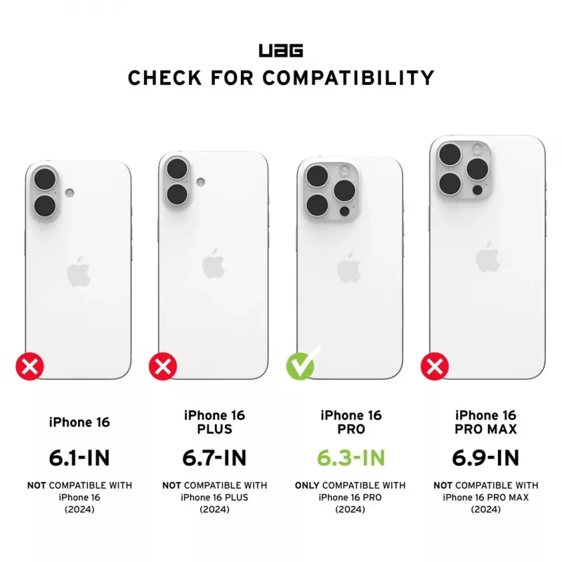 Urban Armor Gear Pathfinder custodia per cellulare 16 cm (6.3) custodia nero