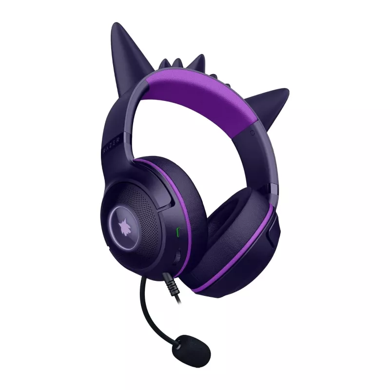 Razer Kraken Kitty V2 - Pokemon Gengar Ed. Headset con archetto cablato Gaming USB Type-A rosa