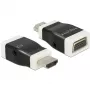 Adattatore per cavo DeLOCK 65586 HDMI-A a VGA nero bianco