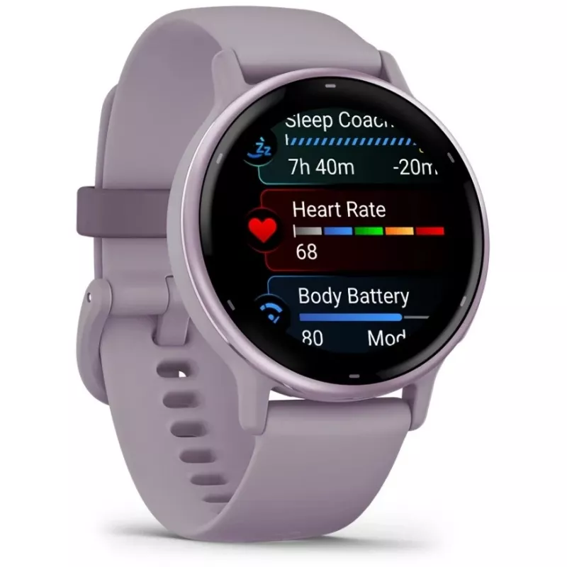 Smartwatch Garmin Vivoactive 5, touchscreen AMOLED 1,2" 390 x 390, GPS, Wi-Fi, 42,2 mm, viola (Orchid)