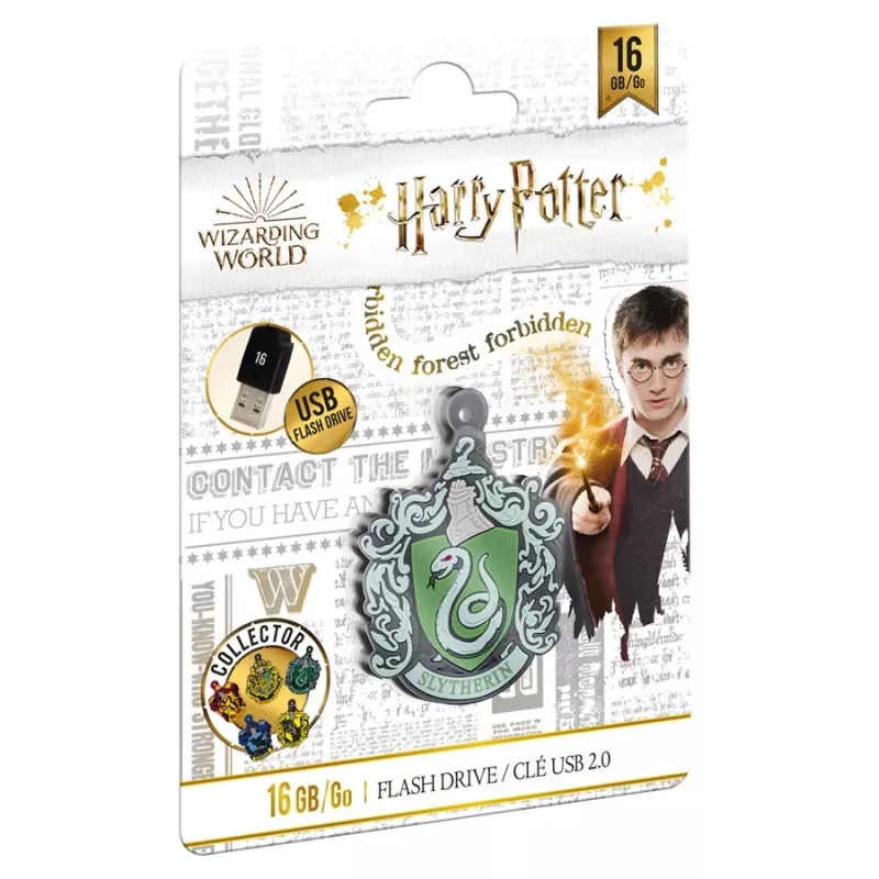 Chiavetta USB Emtec Harry Potter Collector Slytherin 16 GB USB Type-A 2.0 nero