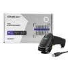 Qoltec 50853 lettore laser di codici a barre portatile 1D/2D, USB cablato, cavo da 1,65 m, 97x65x167 mm, 105 g, nero