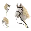 Cavallo a bastone in peluche Milly Mally 6626 grigio chiaro – peluche milly mally, cavallo a bastone per cavalcare
