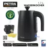 Bollitore Petra 1,7 l 3 kW nero opaco