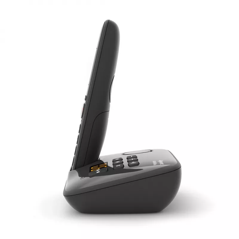 Telefono analogico/DECT Gigaset AS690A con identificazione chiamante nero