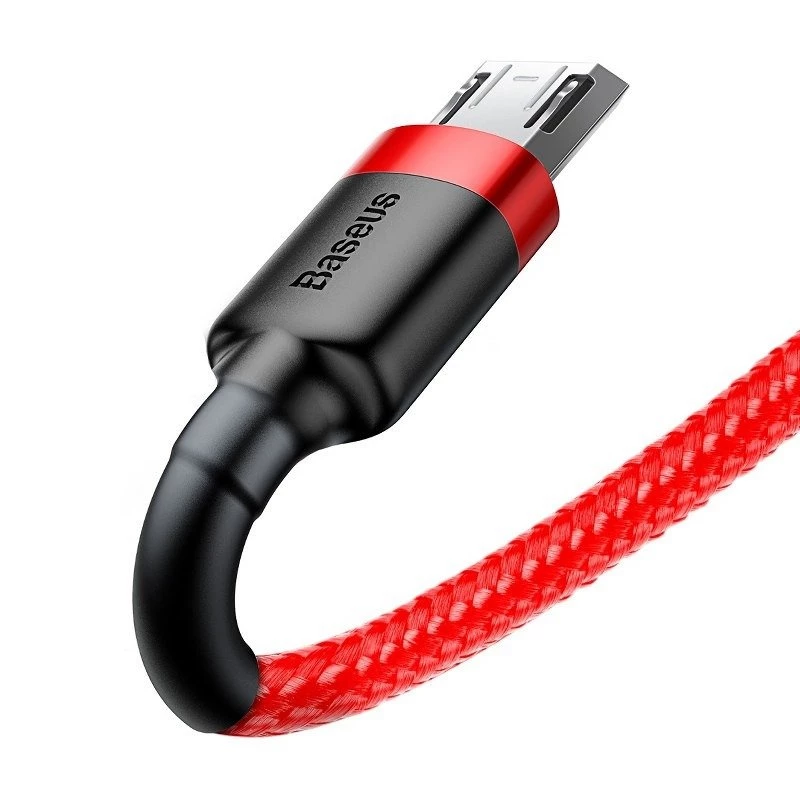 Cavo USB Baseus CAMKLF-C09 2m USB A a Micro-USB B rosso