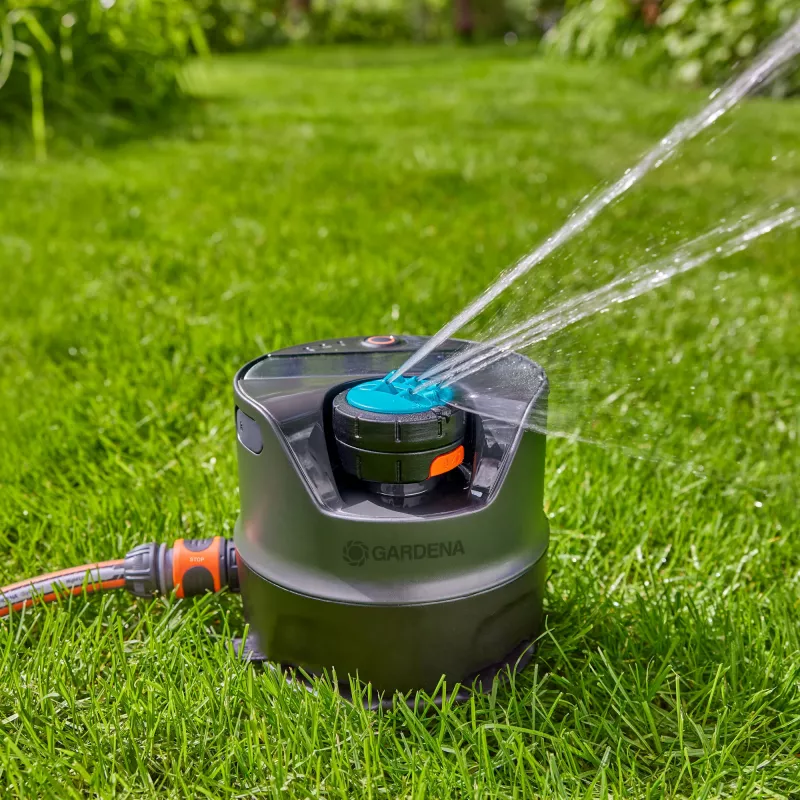 Irrigatore circolare Gardena AquaPrecise nero blu grigio 1 pz.