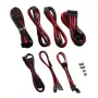 CableMod C-Series PRO RM kit cavi alimentatore etichetta nera CM‑PCSR‑16P3KIT‑NKKR‑R — cavi PSU modulari con guaina nero-rossa