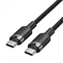 Cavo dati e ricarica USB-C a USB-C Vention TRDBH, 2 m, USB 2.0, 60 W PD, 3 A, 480 Mbit/s, nero