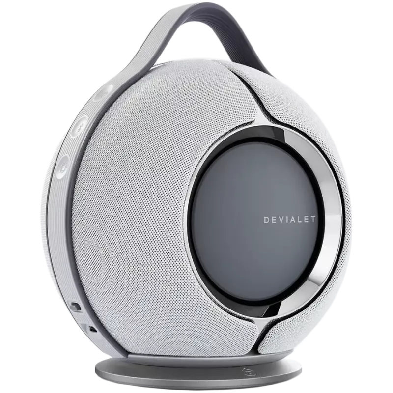 Devialet Mania grigio chiaro con dock