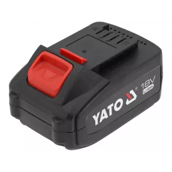 Batteria per utensili senza filo YATO YT-828463 — Li-Ion 18V 4Ah, rossa, indicatore di carica