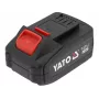 Batteria per utensili senza filo YATO YT-828463 — Li-Ion 18V 4Ah, rossa, indicatore di carica