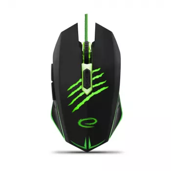 Esperanza EGM209G mouse destrimani USB Type-A ottico 2400 DPI