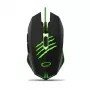 Esperanza EGM209G mouse destrimani USB Type-A ottico 2400 DPI