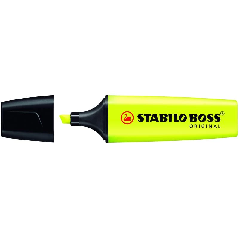 Evidenziatore STABILO BOSS Original punta a scalpello giallo