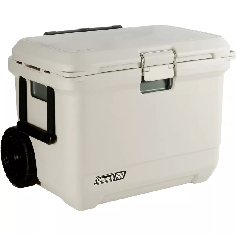 Coleman Pro 55QT Wheeled Cooler Box bianco 52L 120h