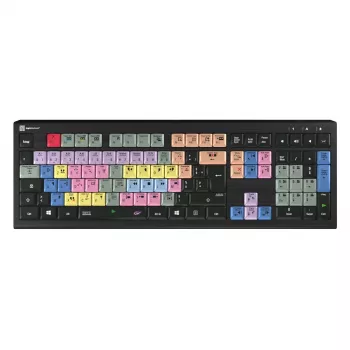 Tastiera Logickeyboard LKB-EDIUS-A2PC-FR universale USB AZERTY francese nero