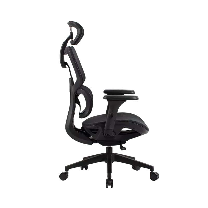 Sedia da ufficio gaming Onex | Ventra Premium rete in tessuto | nero