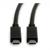 Cavo USB ROLINE 11.02.9057 USB 3.2 Gen 2 1 m USB C nero