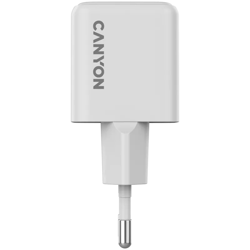 Caricabatterie Canyon CU20AC GaN 20W PD, 2 porte (USB-A/USB-C) WH retail (CNS-CUW20AC)
