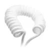 Cavo a spirale USB Ducky White Edition DACOC2-WHT1, rimovibile, design a spirale bianco