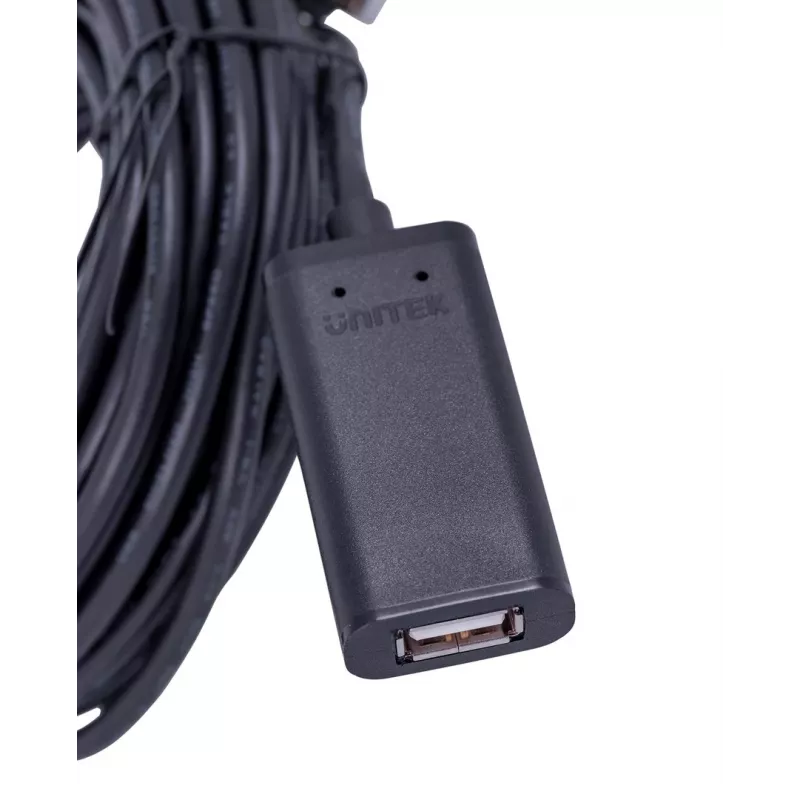 Cavo USB UNITEK Y-278 USB 2.0 10 m 2 x USB A USB A nero