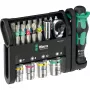 Tool-Check Modular 1, set di punte nero/verde, 21 pezzi, incl. cricchetto a bit 1/4