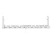 Organizer per cavi Maclean sotto la scrivania, carico max. 5 kg, max. 728 mm, bianco, MC-103 W