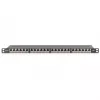 Patch Panel Digitus CAT 6 Class E High Density schermato nero