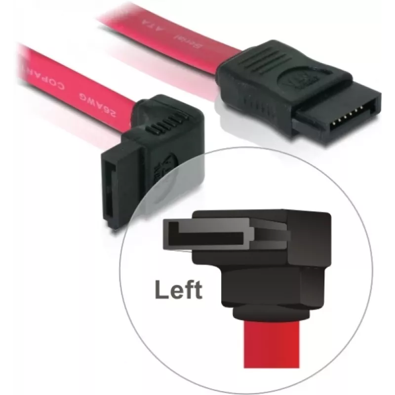 Cavo SATA DeLOCK 84354 0,22 m rosso