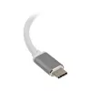 SilverStone SST-EP08C - Adattatore USB 3.1 Type-C a HDMI/USB Type-C/USB Type-A - Argento
