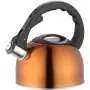 Bollitore LAMART LT7003 2L in acciaio inox con fischietto, manico e coperchio in plastica, Ø18 cm