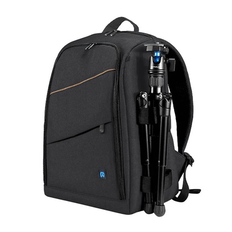 Zaino Puluz PU5011B impermeabile nero – borsa per fotocamera/accessori, zaino protettivo compatto
