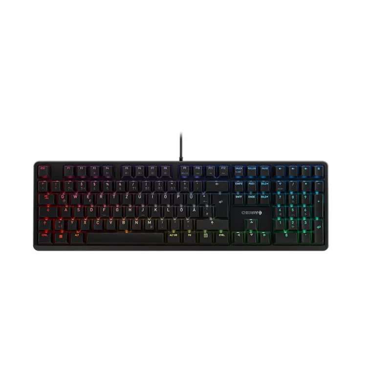 CHERRY G80-3000N RGB Tastiera universale USB QWERTZ tedesco nero