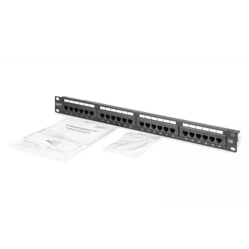 Digitus patch panel CAT 6 non schermato DN-91624U-CR