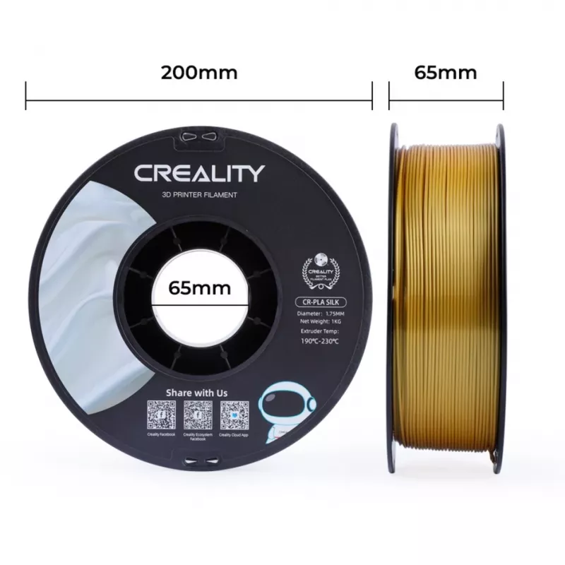 Materiale per stampa 3D Creality 3D 3301120001 oro 1 kg 1,75 mm