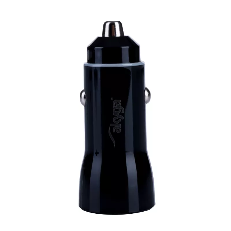 Caricabatterie auto 12/24V Akyga AK-CH-16 36W USB-A + USB-C PD Quick Charge 3.0 5-12V / 1,5-3A nero