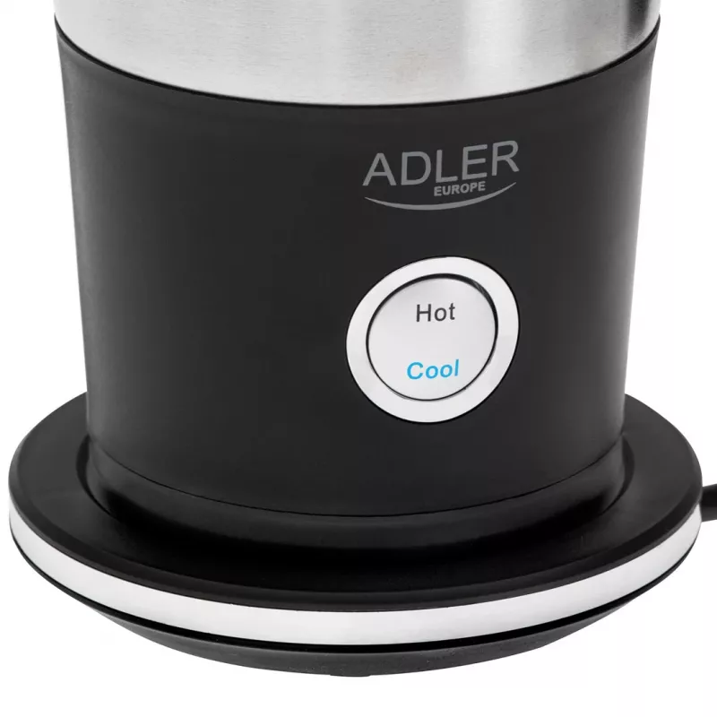 Montapanna automatico Adler AD 4497 – acciaio inox, 600W, 120 ml schiuma / 300 ml riscaldamento, caldo e freddo