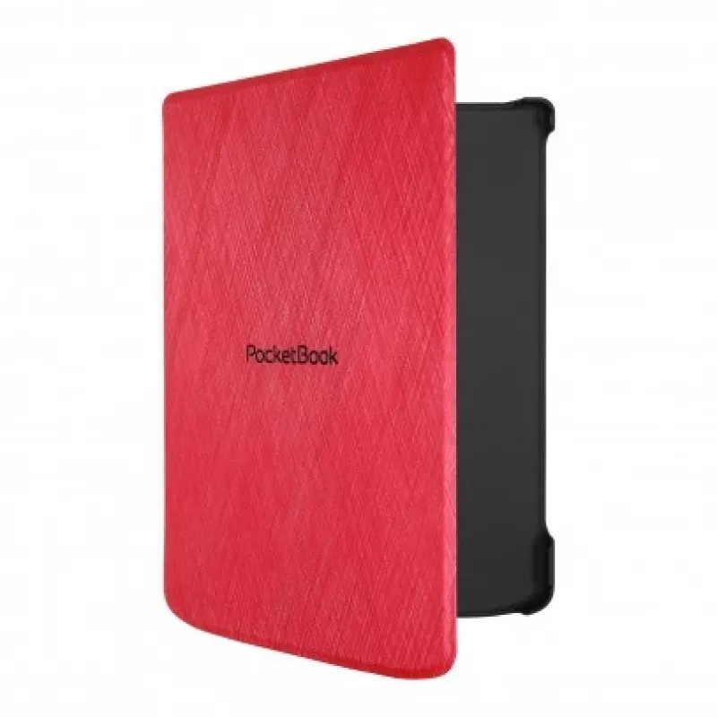 PocketBook H-S-634-R-WW Shell cover per Verse / Verse Pro da 15,2 cm (6 pollici), microfibra/PU, rosso
